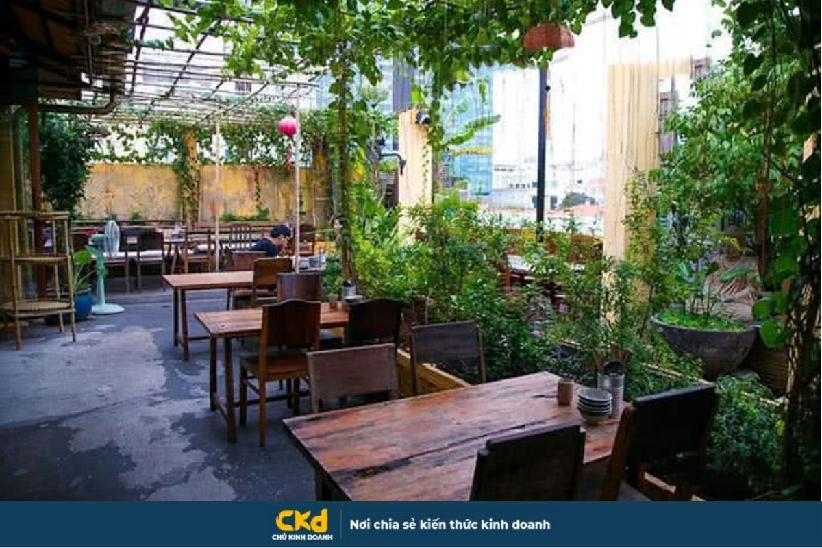 Nhà hàng sân vườn phong cách đậm chất Việt Nam