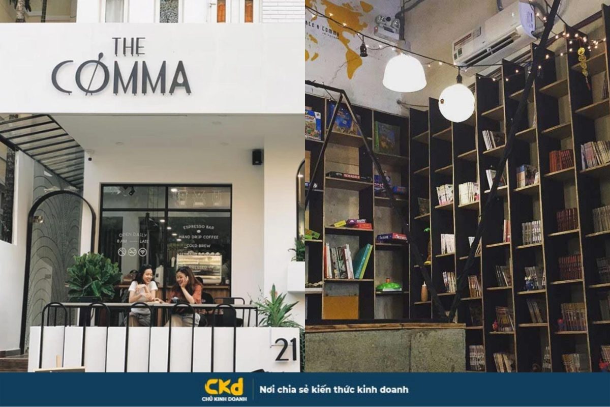 Cafe Comma – Quán Cà Phê Sách Giường Nằm