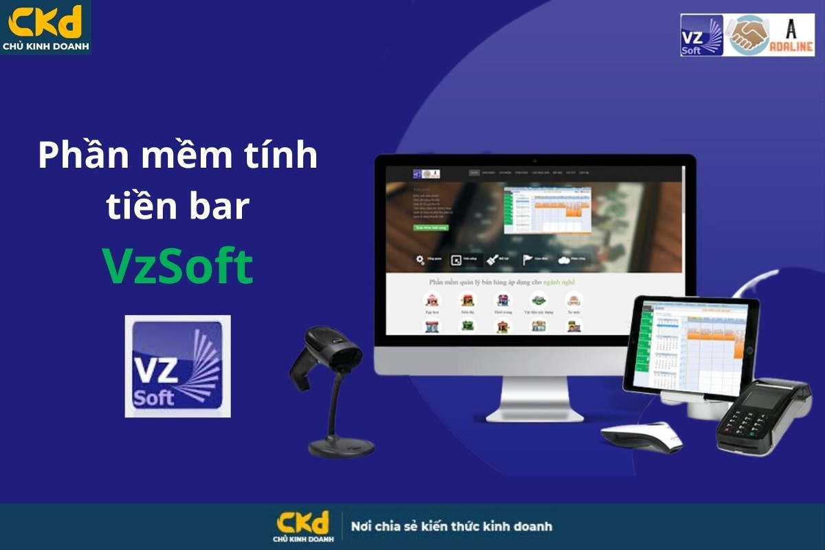 Phần mềm tính tiền bar VzSoft