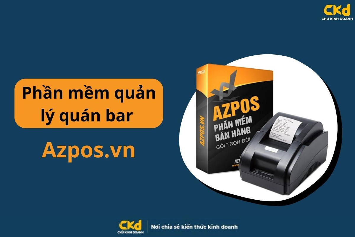 Phần mềm quản lý quán bar Azpos.vn 