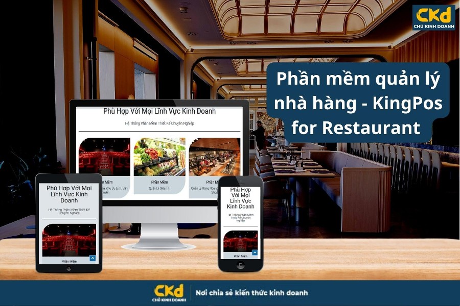 Phần mềm quản lý nhà hàng - KingPos for Restaurant 