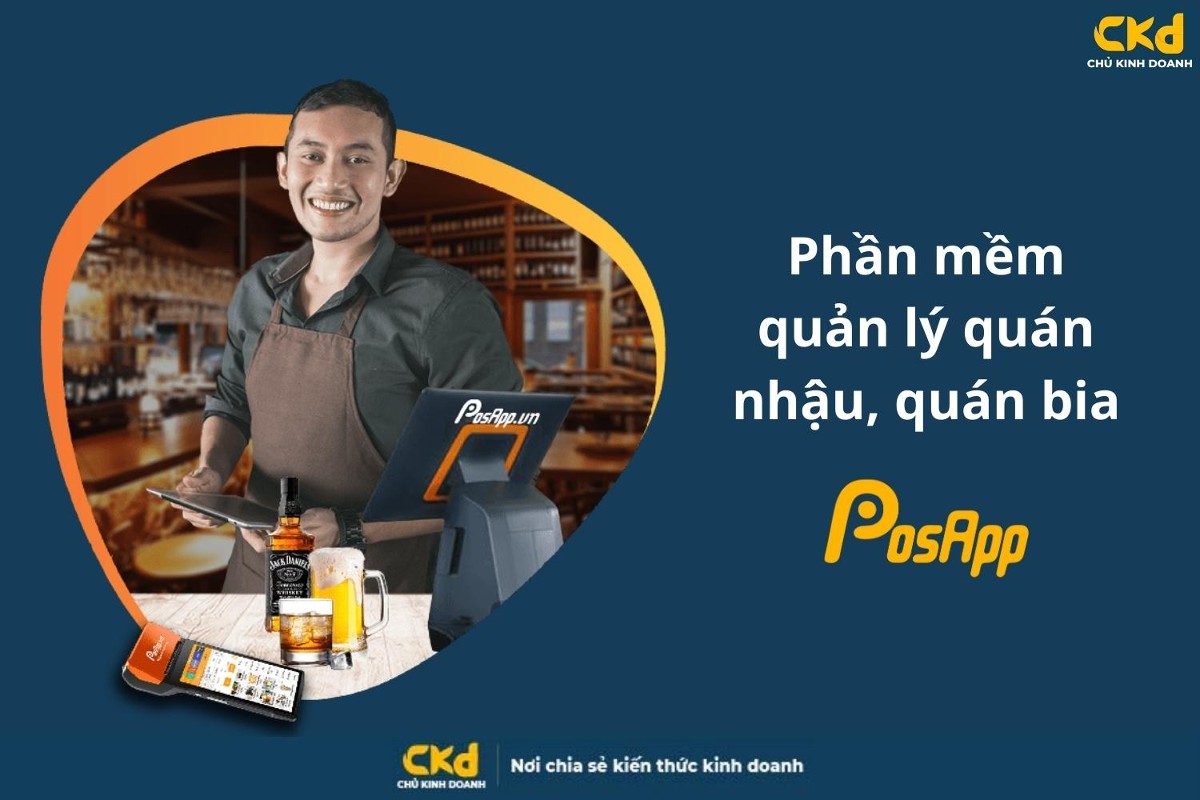 PosApp - Phần mềm tính tiền quán nhậu, bar chuyên nghiệp