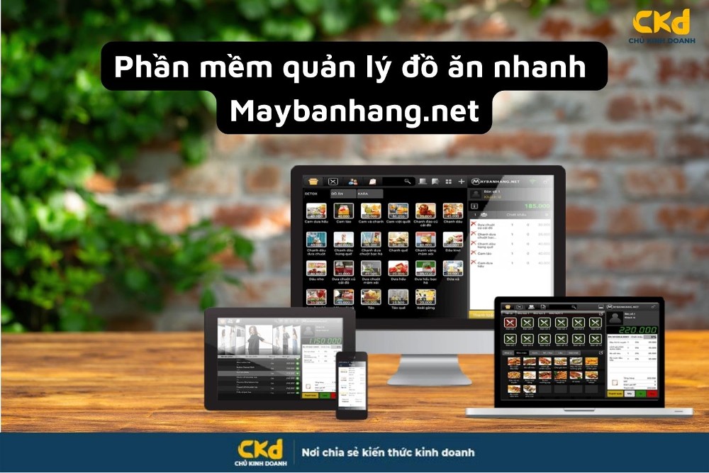 Phần mềm quản lý nguyên liệu tiệm đồ ăn nhanh Maybanhang.net
