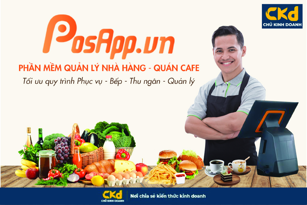 Phần mềm quản lý nhà hàng thức ăn nhanh PosApp